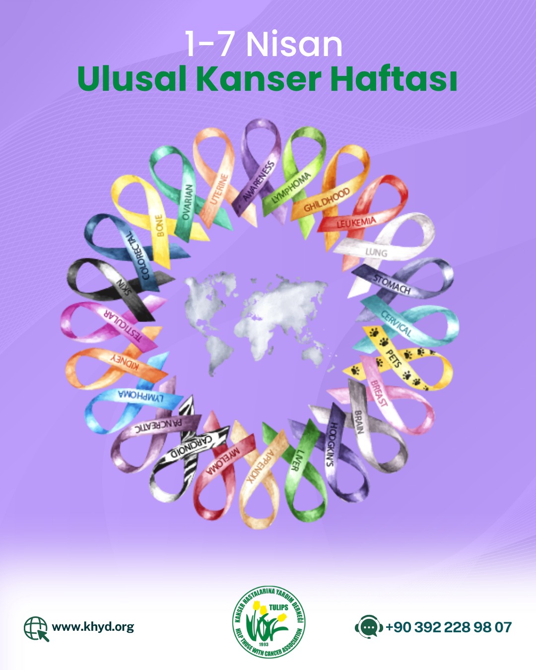  1-7 Nisan Ulusal Kanser Haftası: Farkındalık Umut Demektir!